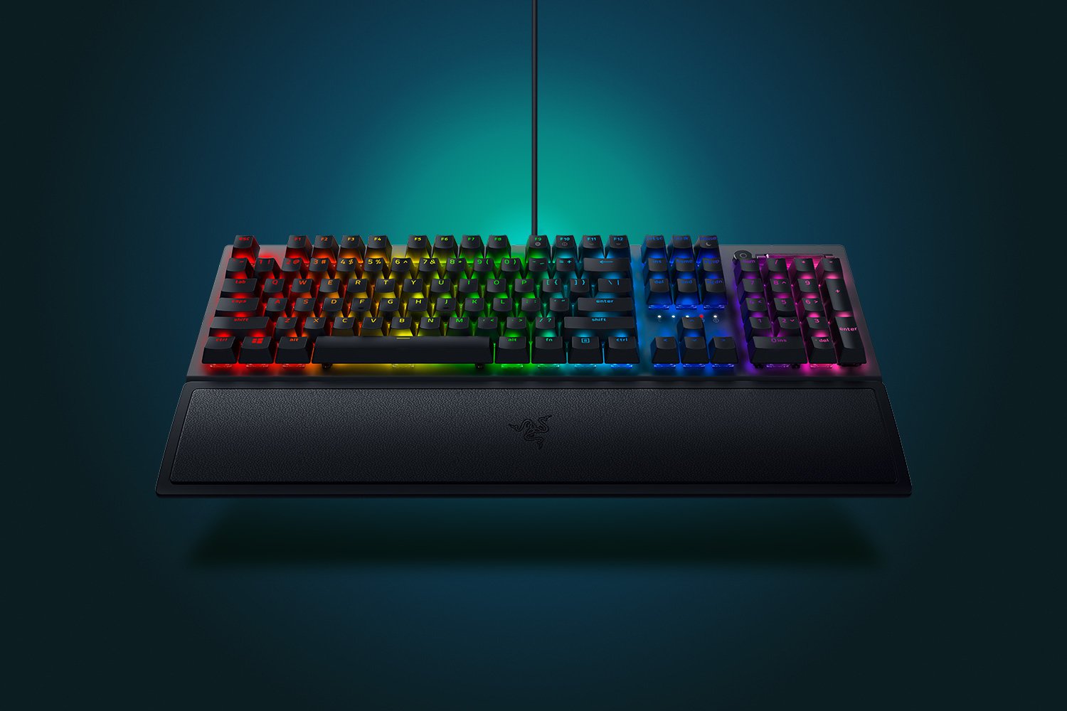 Razer BlackWidow V3 Mechanical Gaming Keyboard, RGB LED light, Nordic, Wired, Black