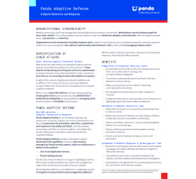 Panda Adaptive Defense, 3 year(s), License quantity 1-50 user(s)