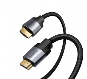 Baseus Kabelis HDMI-HDMI kištukai 5.0m (HDMI 2.0 4K 60Hz), tamsiai pilkas