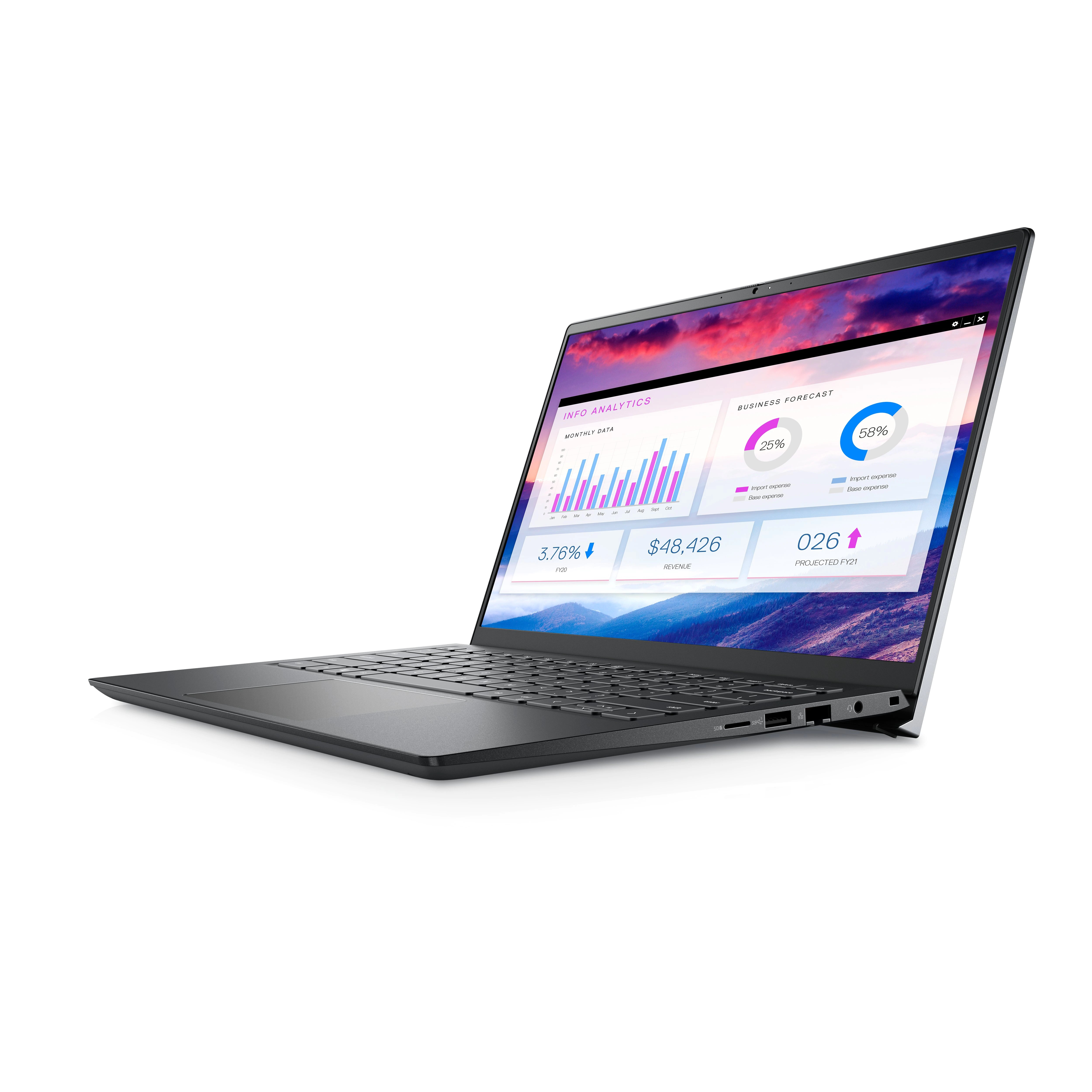Dell Vostro 14 5410 AG FHD i5-11300H/16GB/512GB/NVIDIA GF MX450 2GB/Ubuntu/ENG backlit kbd/Grey/FP/3Y Basic OnSite