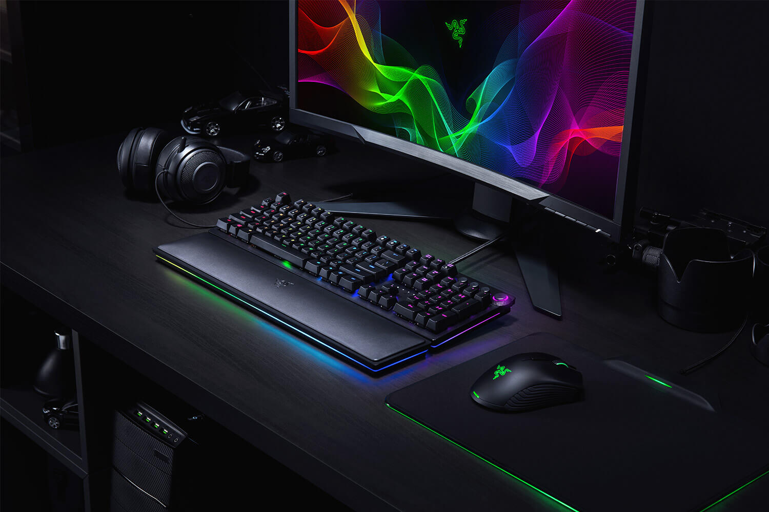 Razer Huntsman Elite, Gaming, Nordic, Opto-Mechanical, RGB LED light Yes, Wired, Black