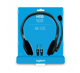 Ausinės Logitech H110 Stereo (981-000271)