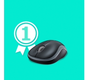 Pelė belaidė Logitech M185 USB (910-002238),  juoda/pilka