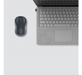 Pelė belaidė Logitech M185 USB (910-002238),  juoda/pilka