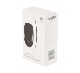 Pelė optinė Logitech B100 USB for Business (910-003357), juoda