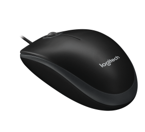 Pelė optinė Logitech B100 USB for Business (910-003357), juoda