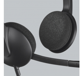 Ausinės Logitech H340 USB (981-000475), juodos