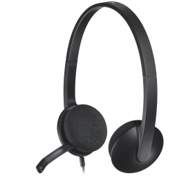 Ausinės Logitech H340 USB (981-000475), juodos