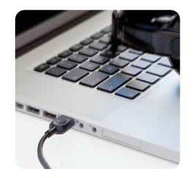 Ausinės Logitech H540 USB (981-000480), juodos