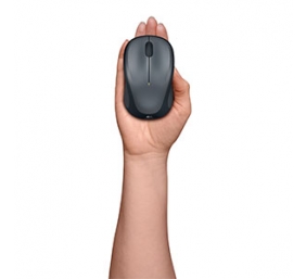 Pelė belaidė Logitech M235 Wireless EWR2 (910-002201),  juoda/pilka