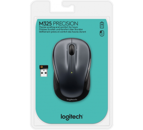 Pelė belaidė Logitech M325 Wireless WER (910-002142),  tamsiai sidabrinė