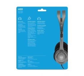 Ausinės Logitech H111 Stereo (981-000593)