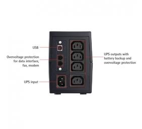AEG UPS Protect alpha 600 600 VA, 360 W, 280 V