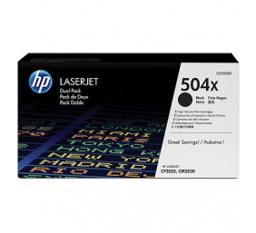 HP CE250XD No.504A Dual Pack Black Cartridge (CE250XD) EOL